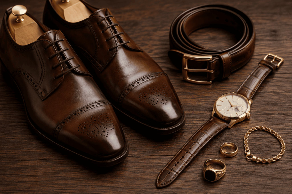 Accessoires de luxe pour homme